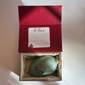 Pier 1 Li Bien Ornament with Red and Green Design